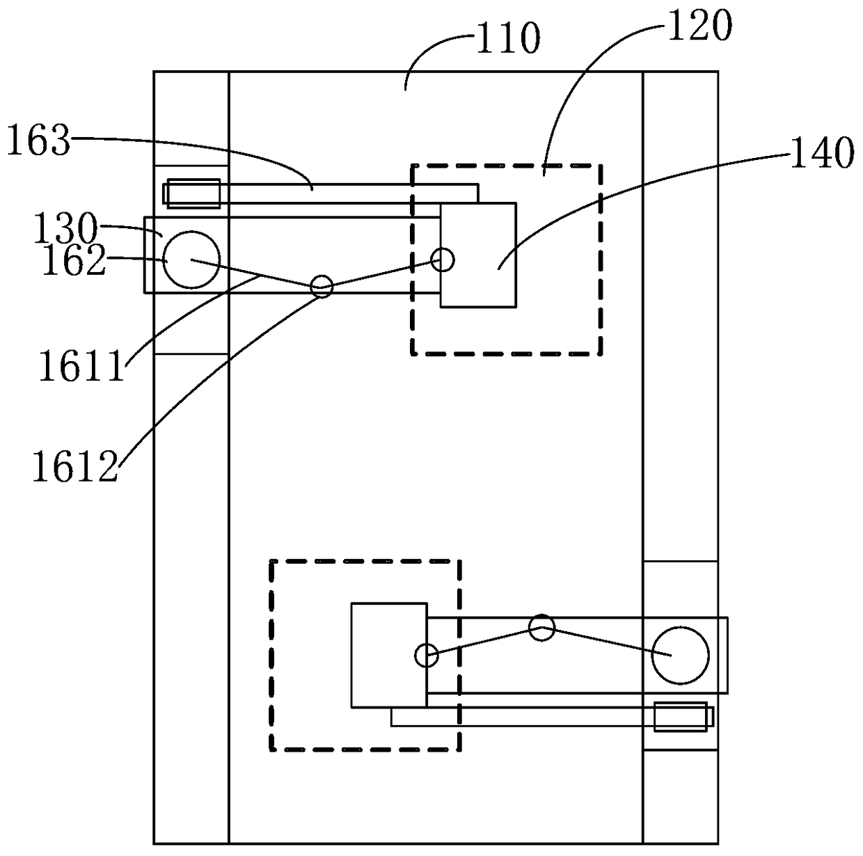 A work table cable device