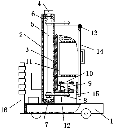 Dedusting device for ball machining