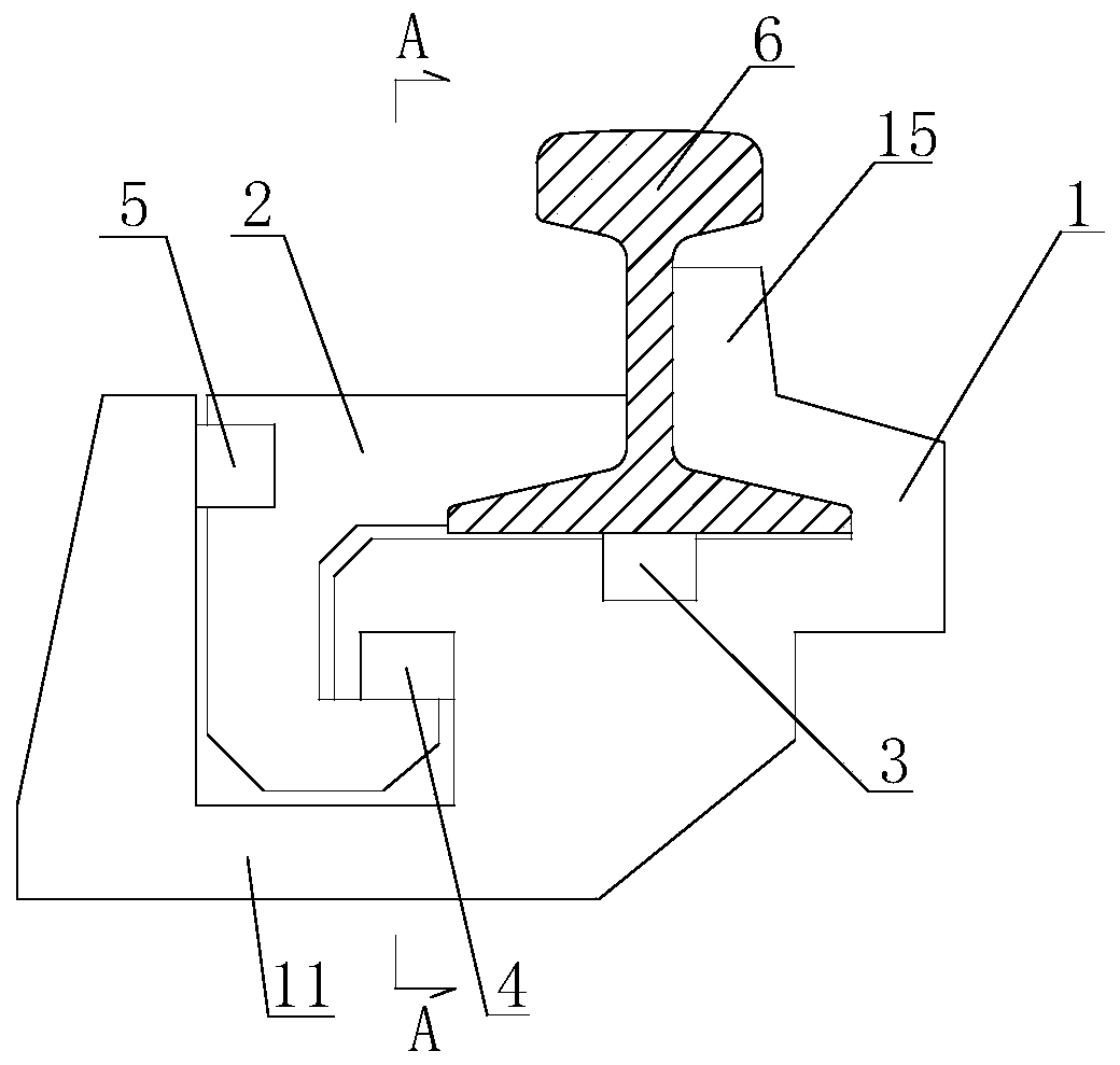 Track butt joint connector fixing clamp