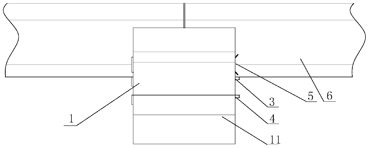 Track butt joint connector fixing clamp