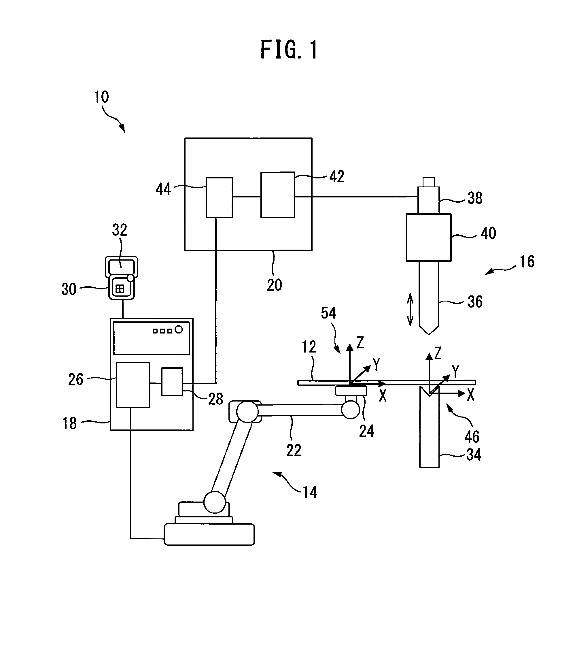 Robot system having robot operated in synchronization with bending machine