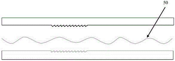 Planar waveguide binocular optical display device with saw-toothed sandwich structure