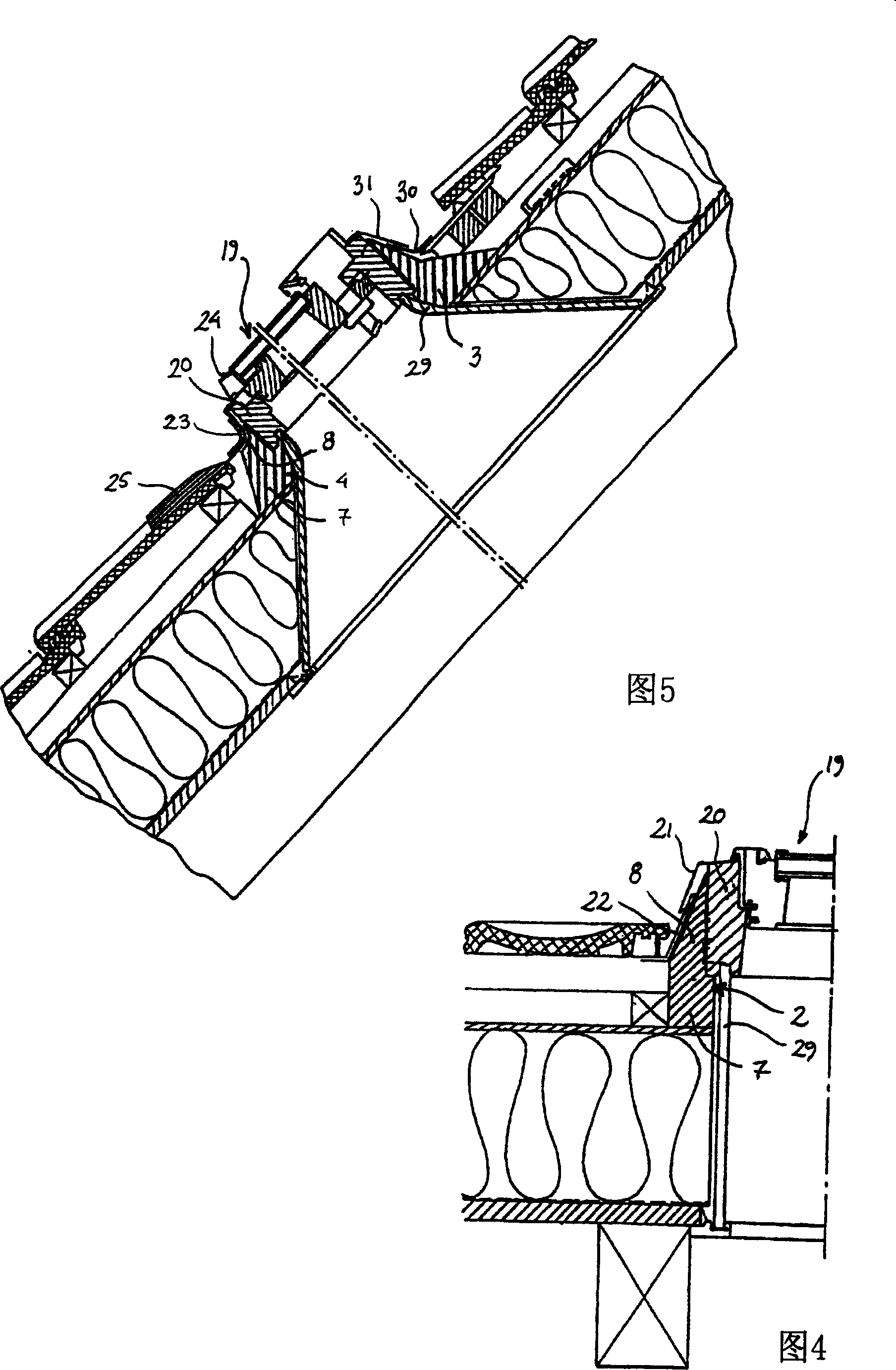 An insulating frame for a roof window