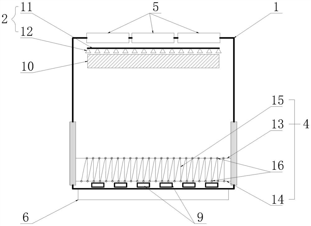 Low-noise mechanical ventilation cooling tower