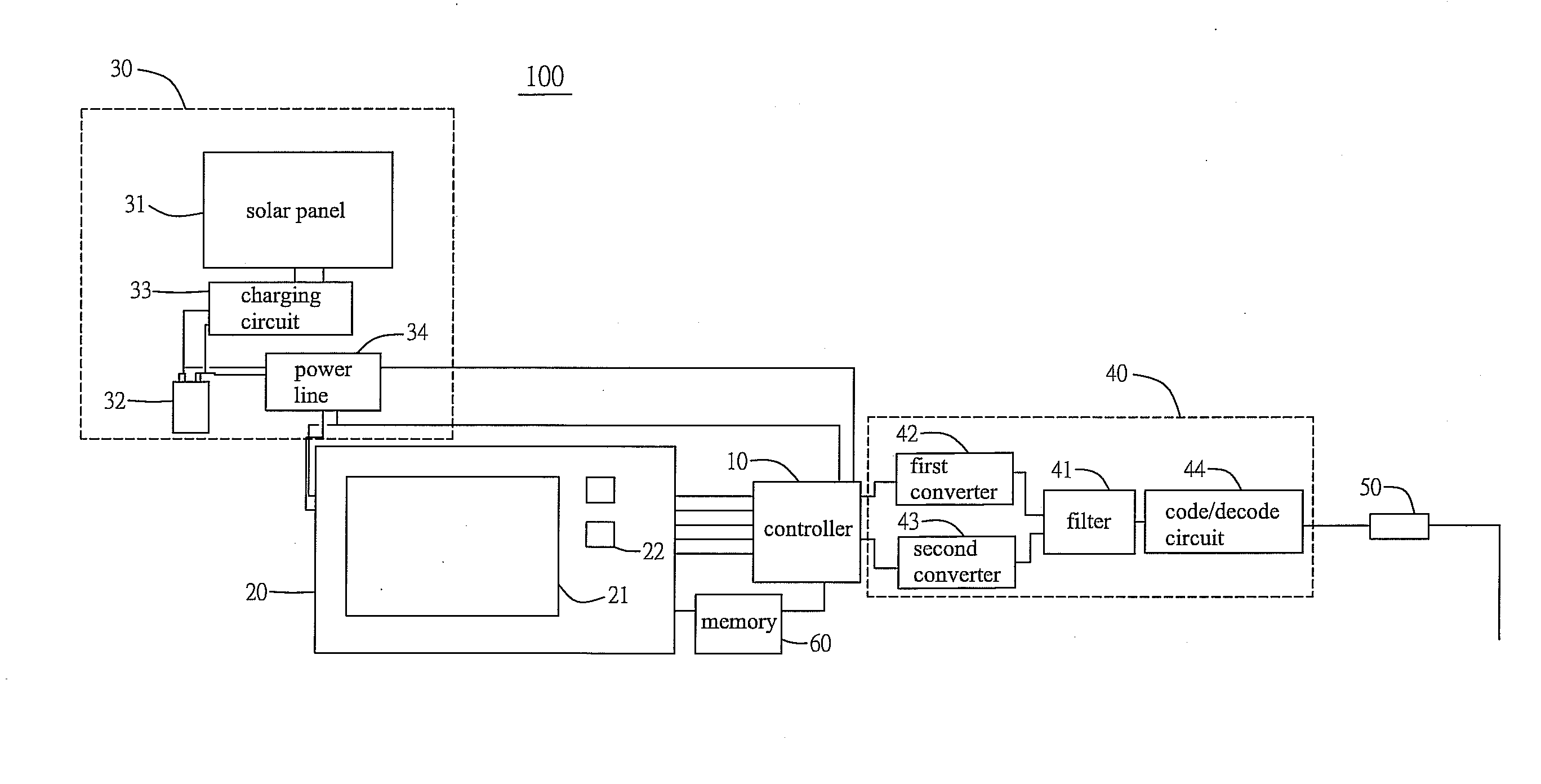 Controlling device and system