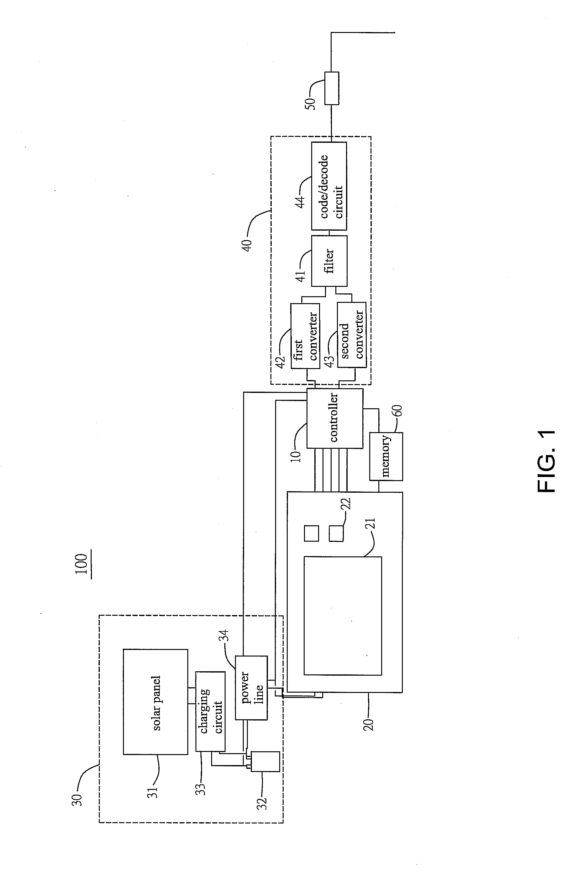 Controlling device and system