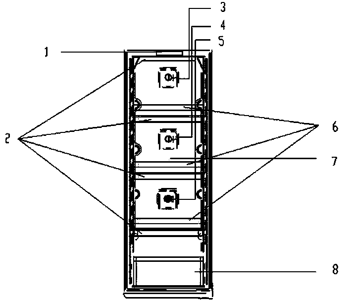 Method for increasing survival rate of hydroponic strawberries in plant growth cabinet and plant growth cabinet