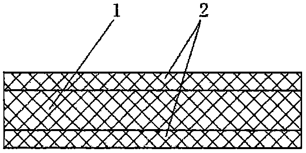 Composite waterproof roll as well as preparation method and application thereof