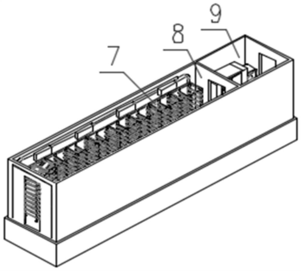 Method for cooling container energy storage system through underground water and temperature adjusting system thereof