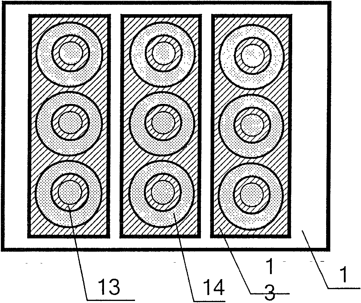 Flat panel display with dual forked type side controlled cathode emission structure, and fabricating technique