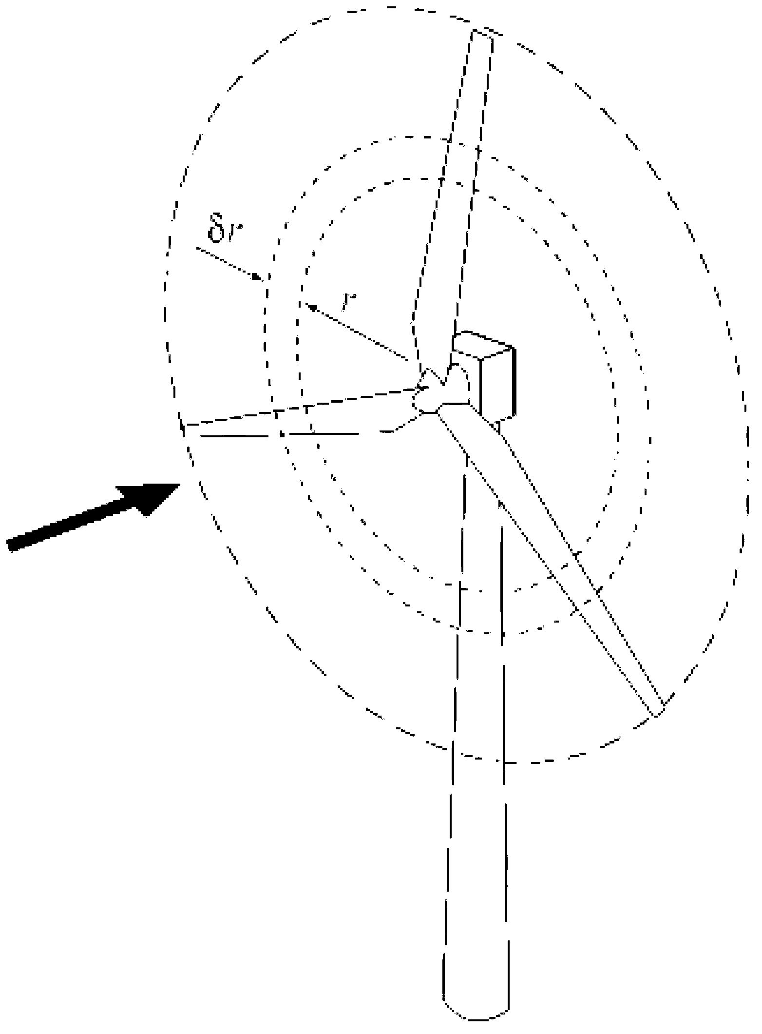 Vane of wind generating set