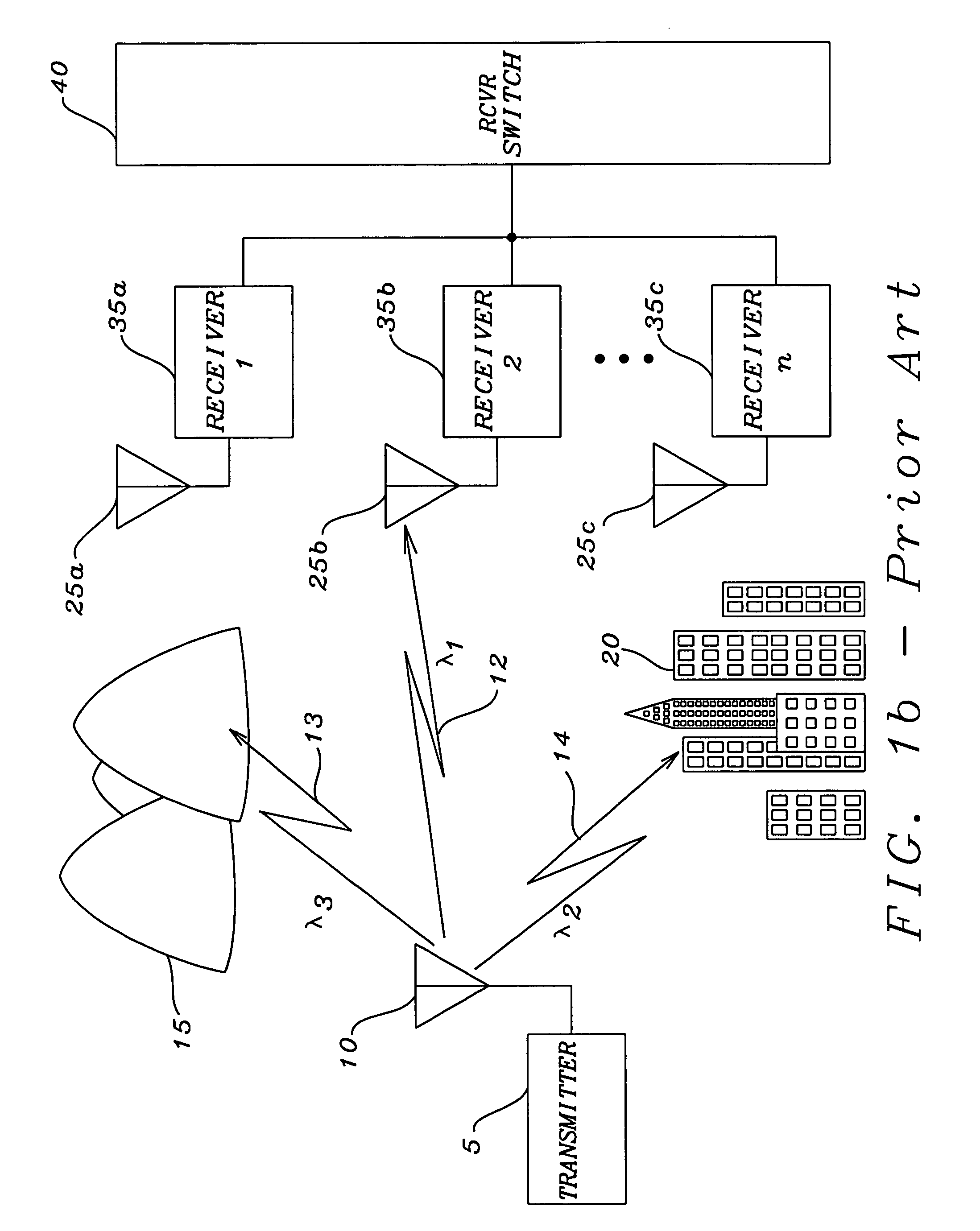 Digital switching wireless receiver diversity and buffer diversity for enhanced reception in a wireless digital audio communication system