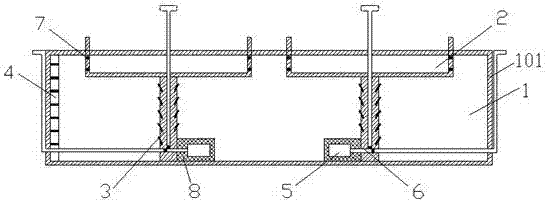 Ecological pond planting-breeding system