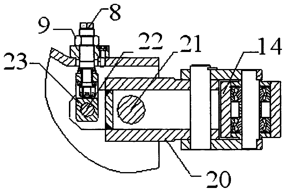 Conical pipe stitch welding pressing device