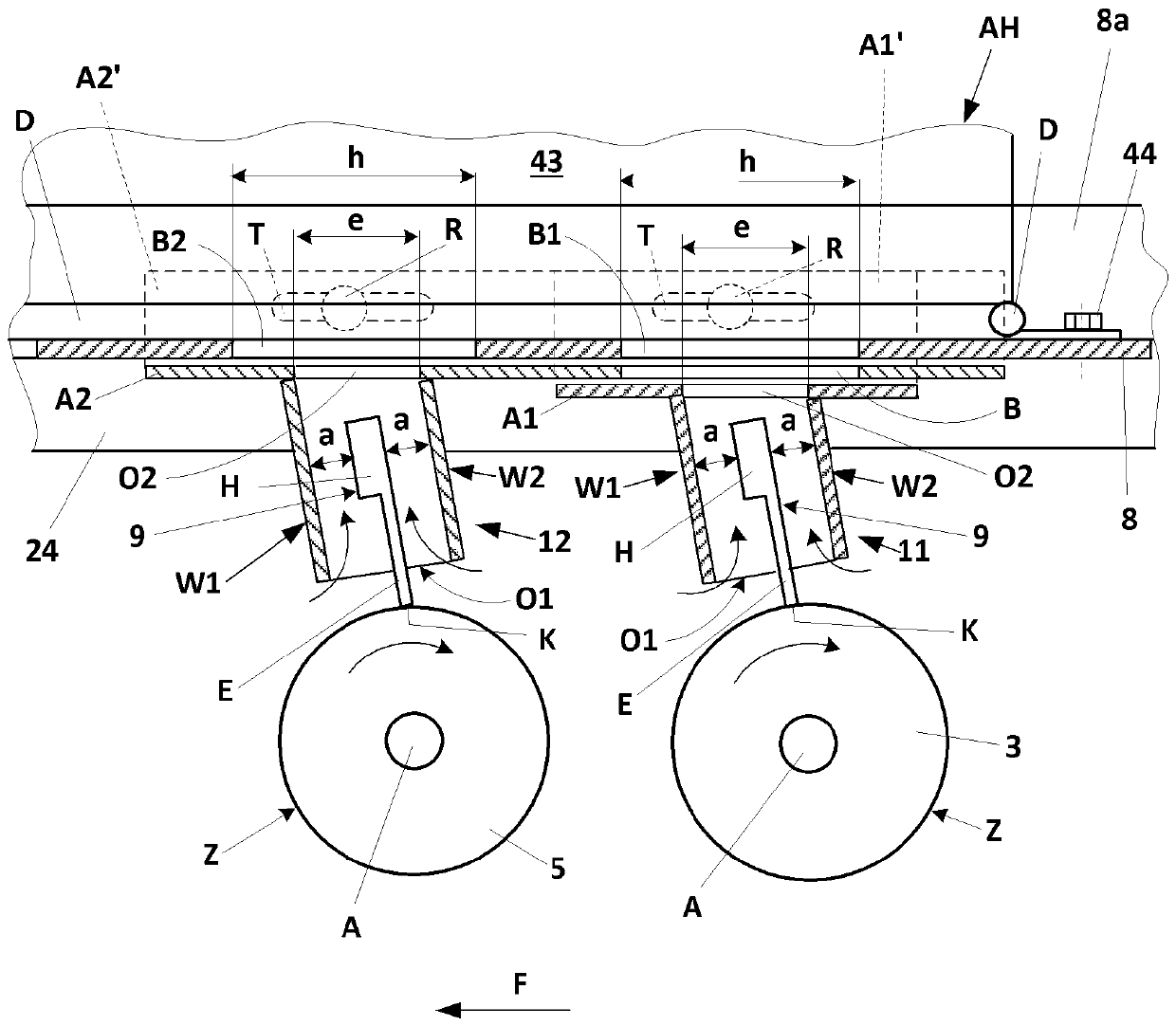 Device for cleaning the roller surfaces of the drafting unit