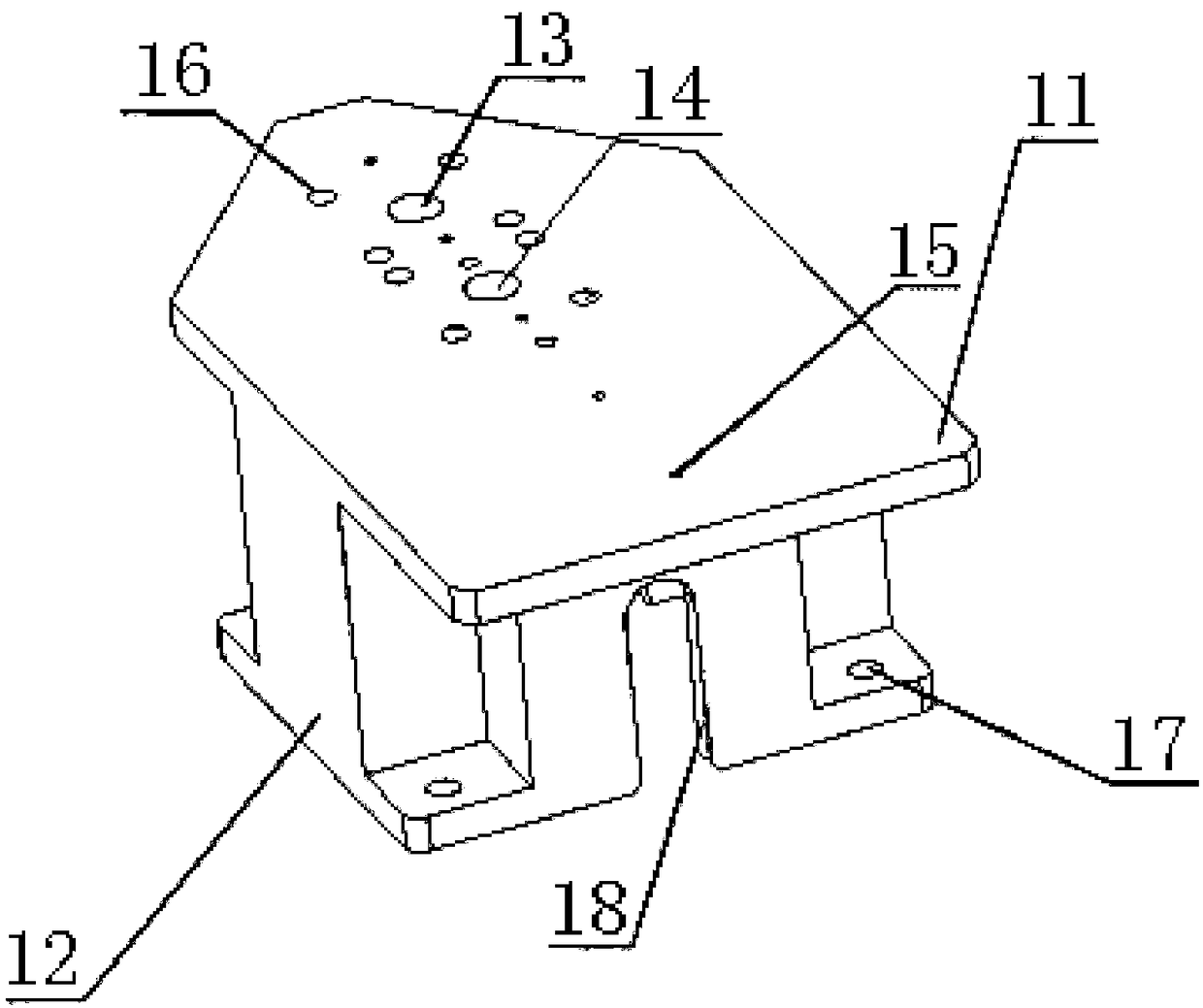 Clamping device for woodworking five-axis machining