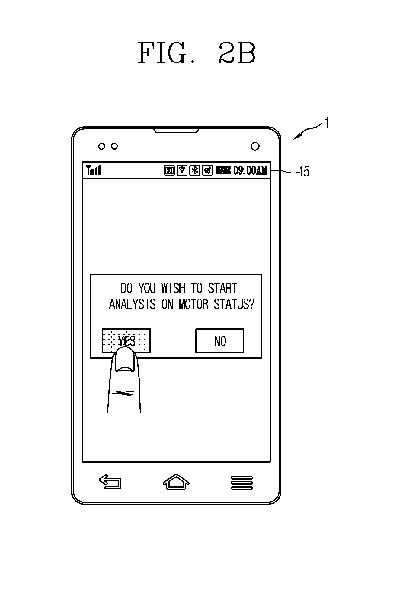 Apparatus for alarming inverter status and apparatus for analyzing motor status in mobile terminal