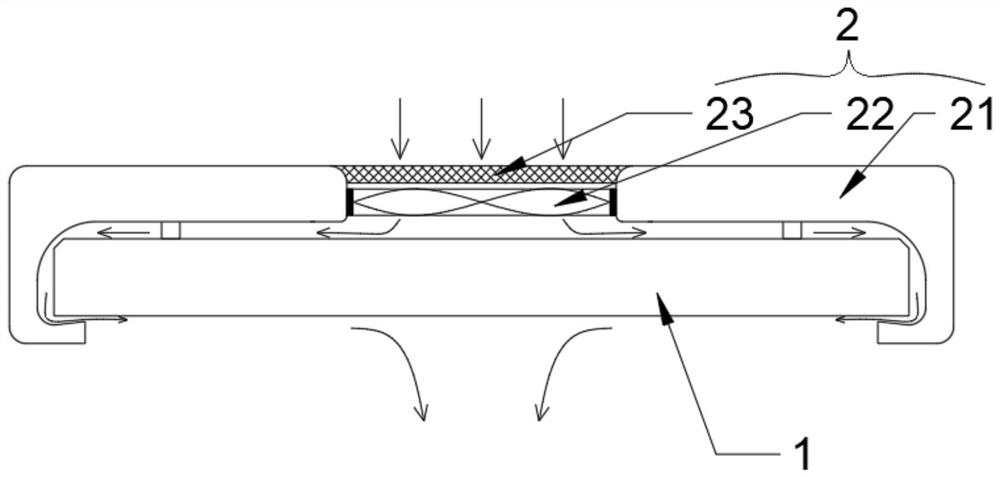 Self-cleaning panel lamp