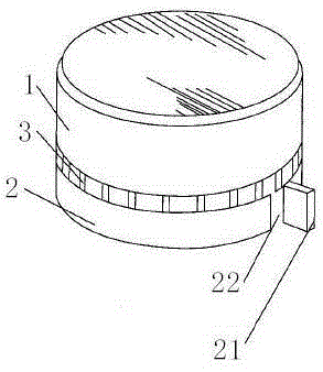 Water-based paint bucket with oxidation-resistant and dustproof functions