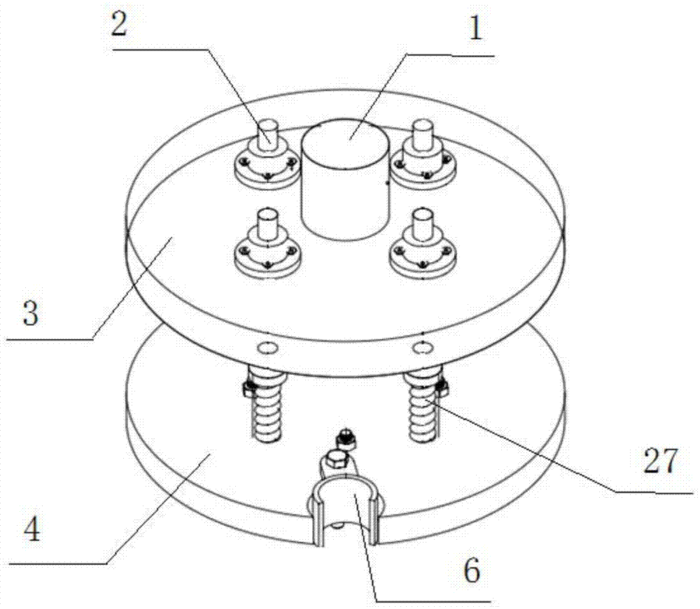 A fast grasping and error-proofing device for inner-hole sheet parts