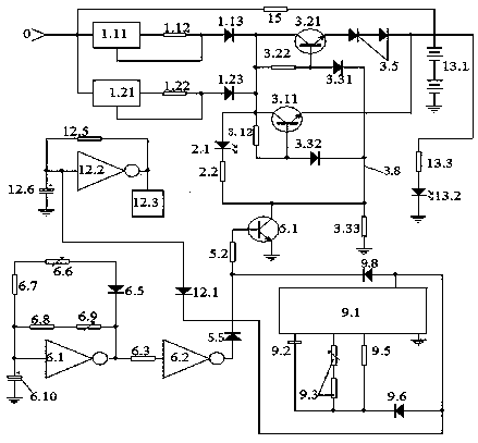 Pulse-type battery floating charger