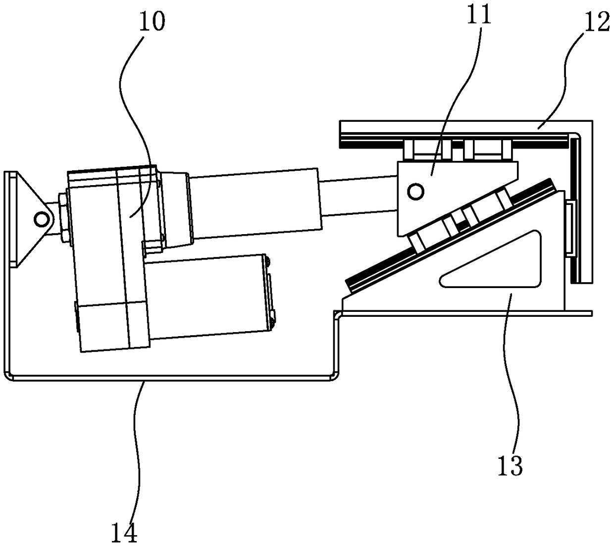 Jacking mechanism and AGV trolley thereof