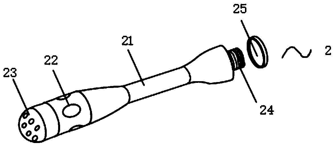 Enema tube special for gynaecology