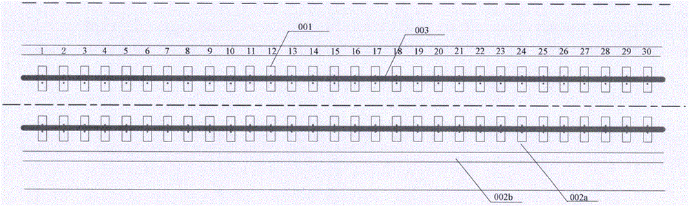 Center line deviation rectifying method for ballastless track of high-speed railway of roadbed segment