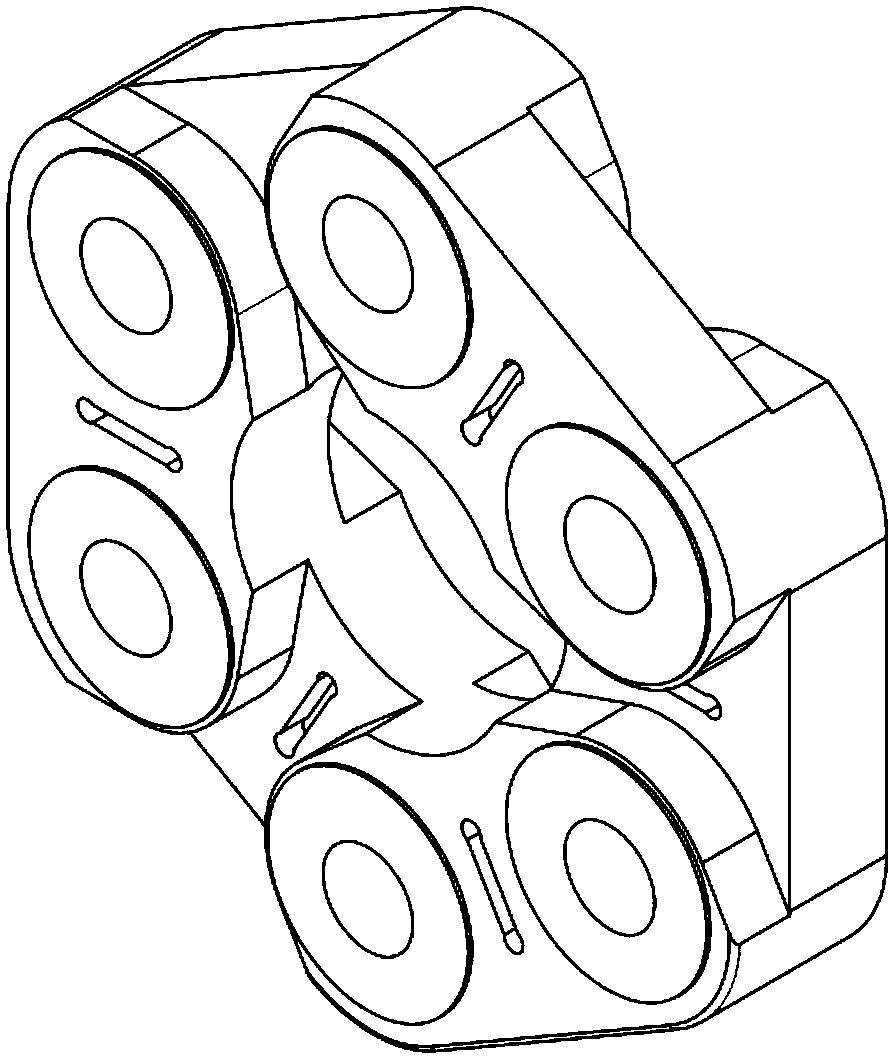 A vibration exciter assembly structure and vibrating screen