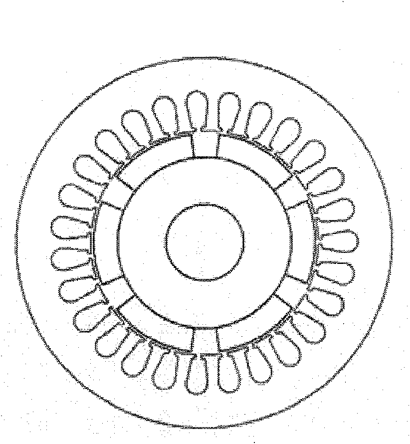 Permanent-magnet synchronous motor adopting concentrated winding