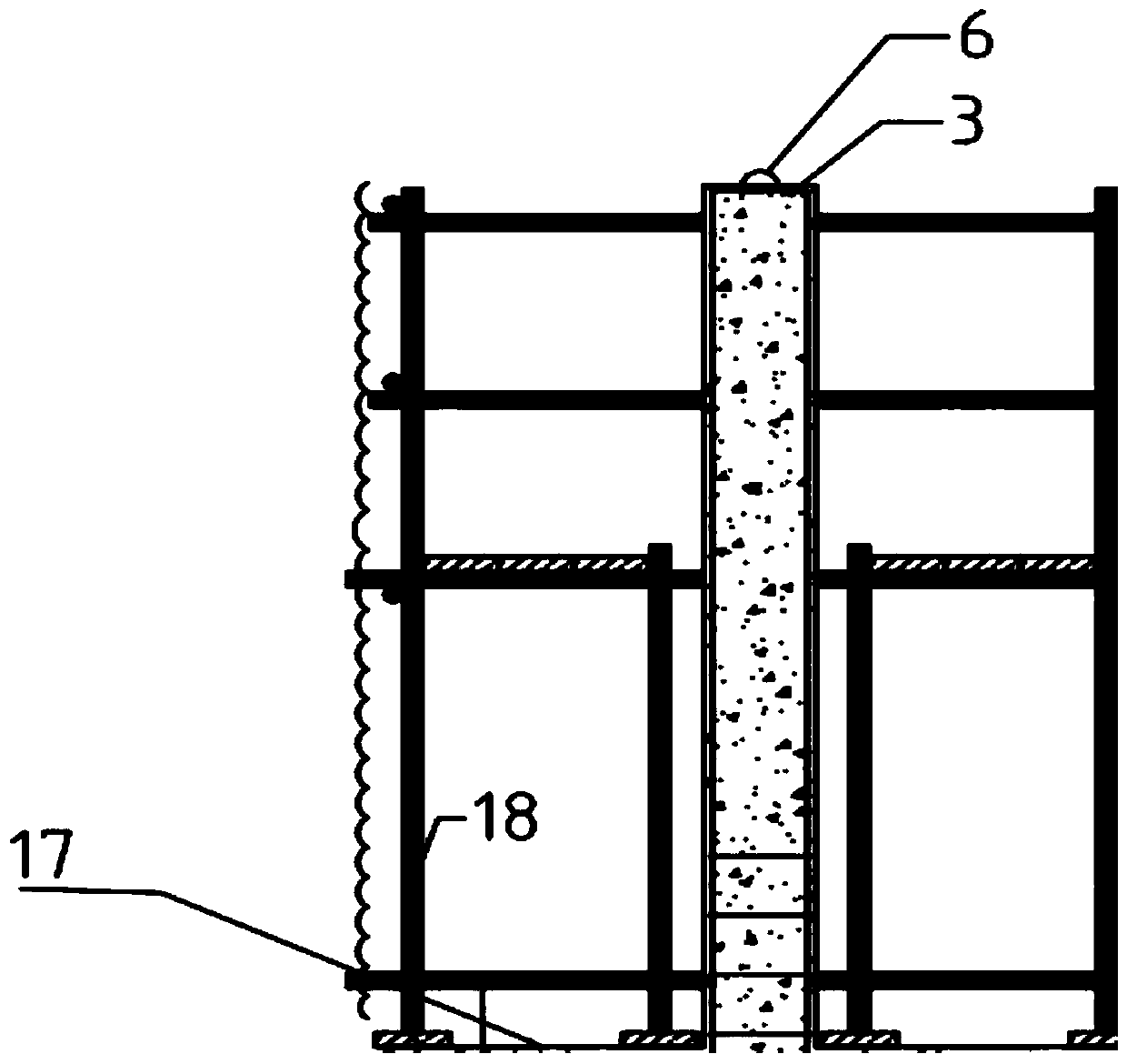 Stable forced centering disc and measuring method thereof