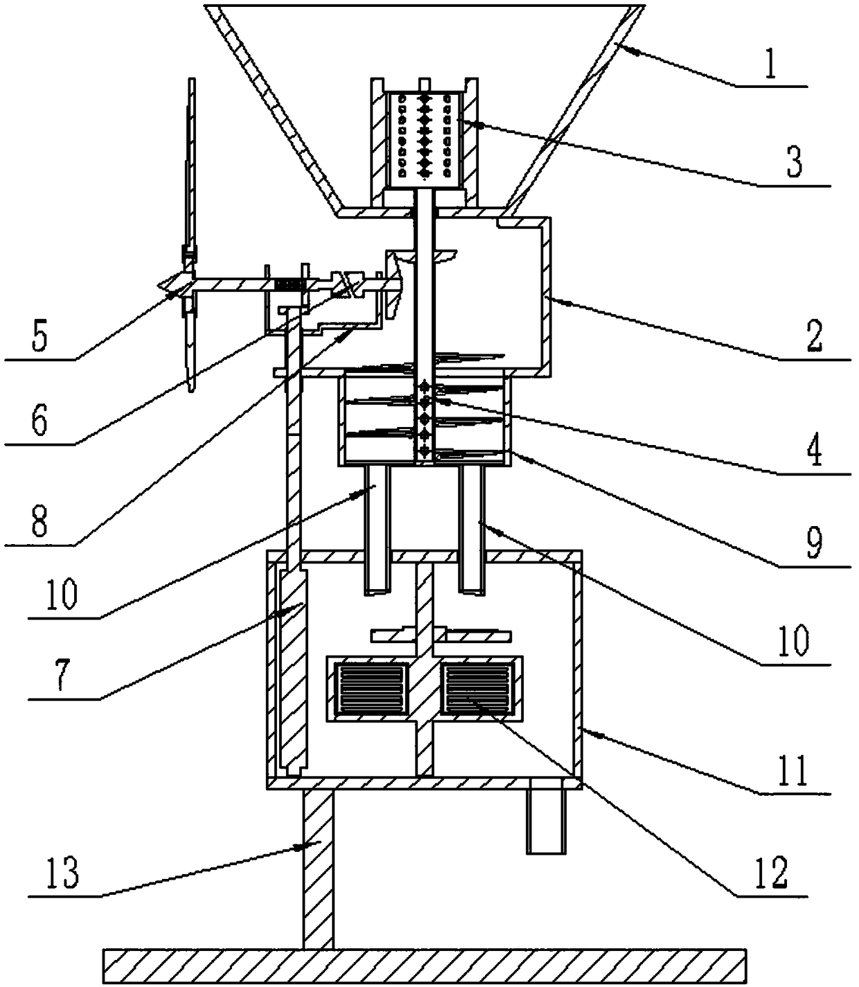 Rainwater filtering, purifying and utilizing device