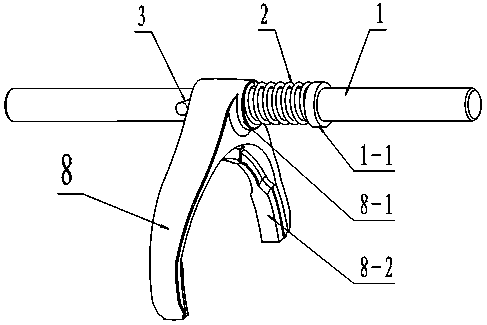 Parking mechanism of automobile transmission