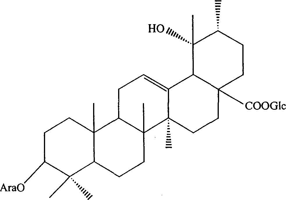 New use of radix sanguisorbae total saponin extract