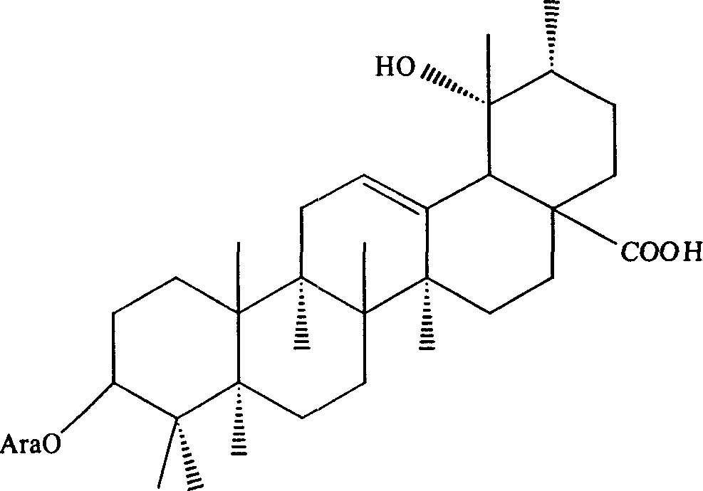 New use of radix sanguisorbae total saponin extract