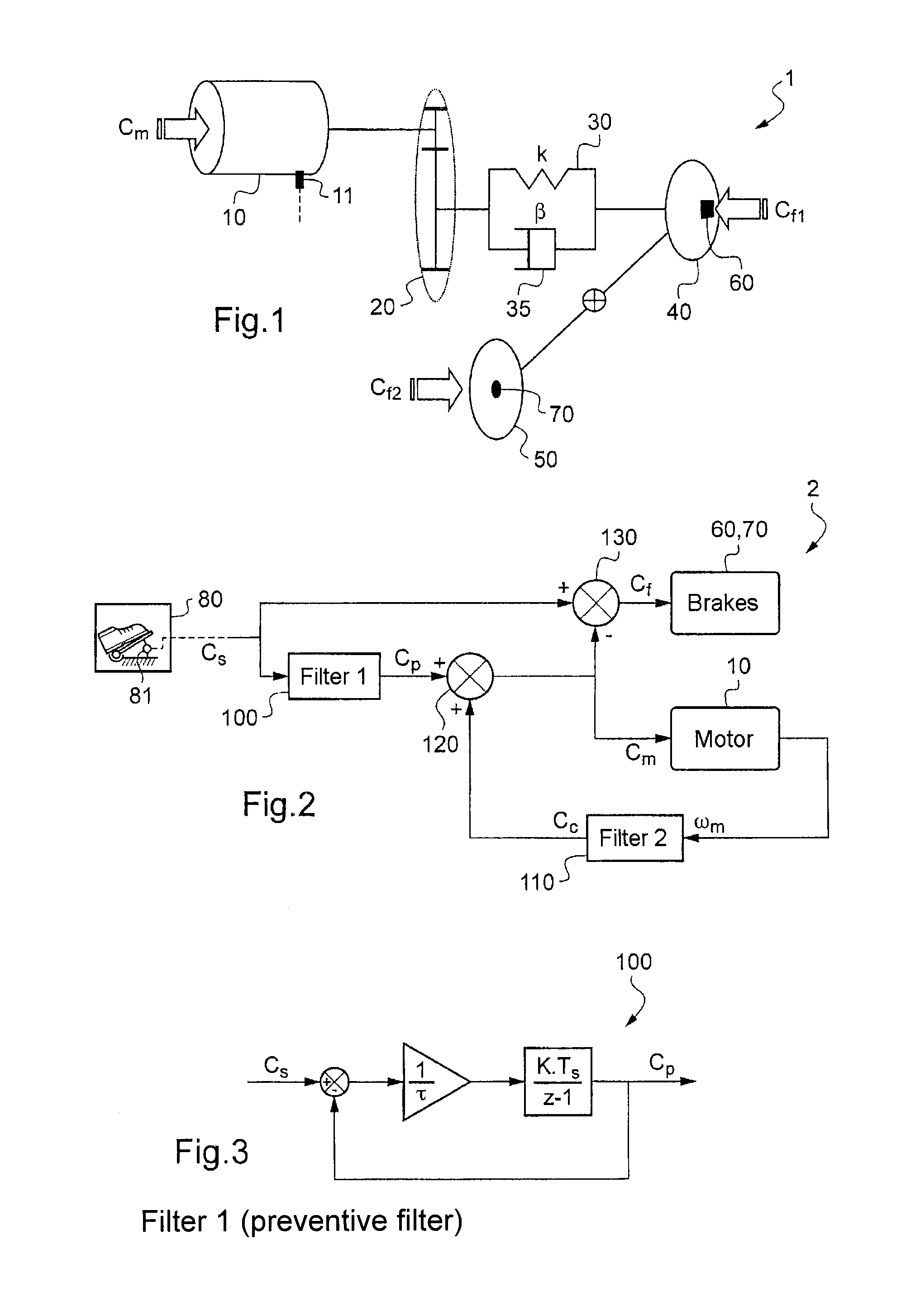 Method for controlling a means for recovering energy generated by the braking of a motor vehicle