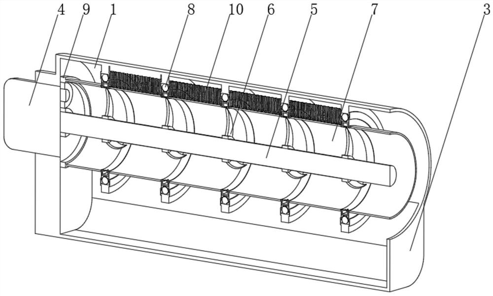 Biomass energy particle preparation device