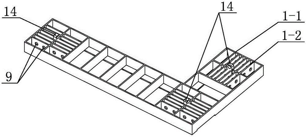 Natural centering hoisting method for agglomeration mode brick wall pieces