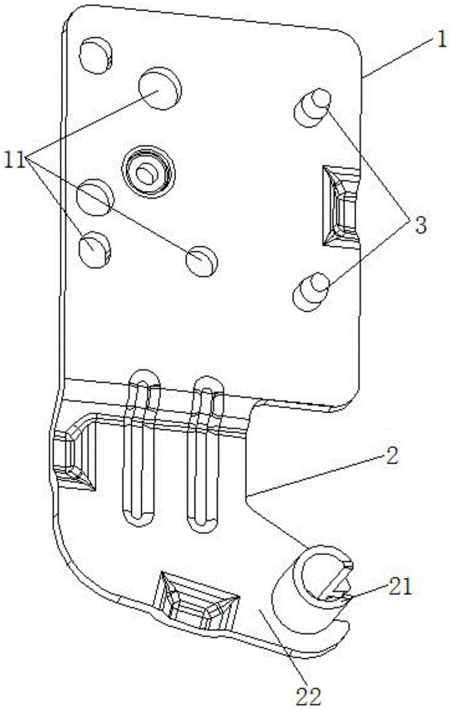 Hinge mechanism of refrigerator door and refrigerator provided with hinge mechanism