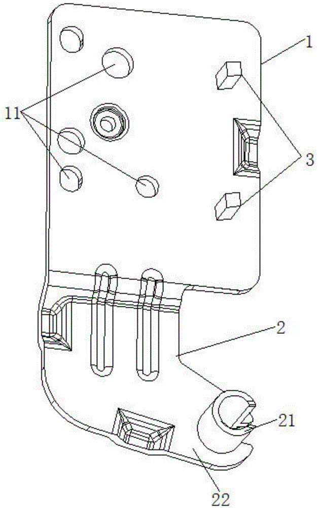 Hinge mechanism of refrigerator door and refrigerator provided with hinge mechanism