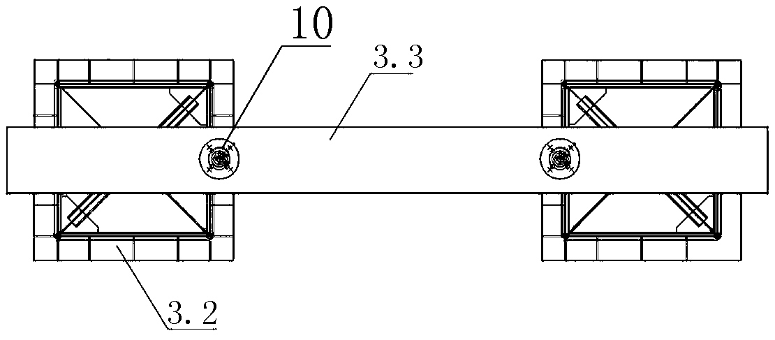 Hangar steel truss structure lifting system and modeling analysis method