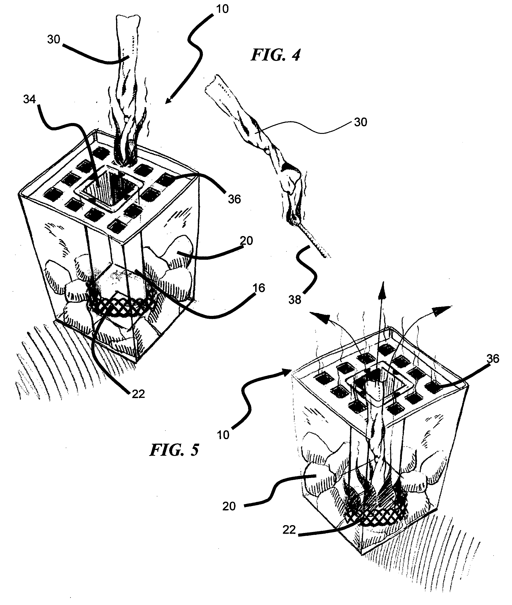 Environmentally safe charcoal-based heat source