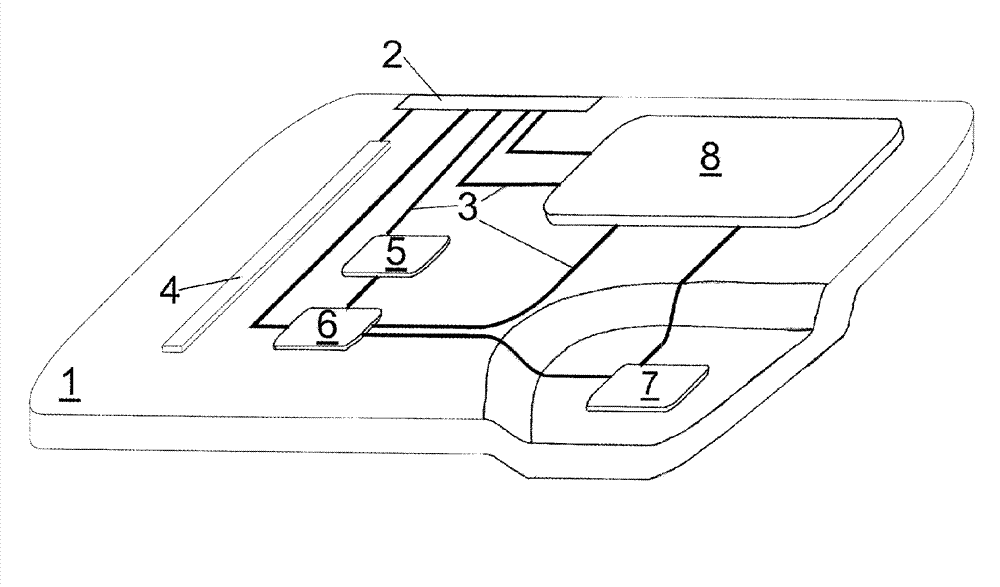 Layer structure comprising electrotechnical components