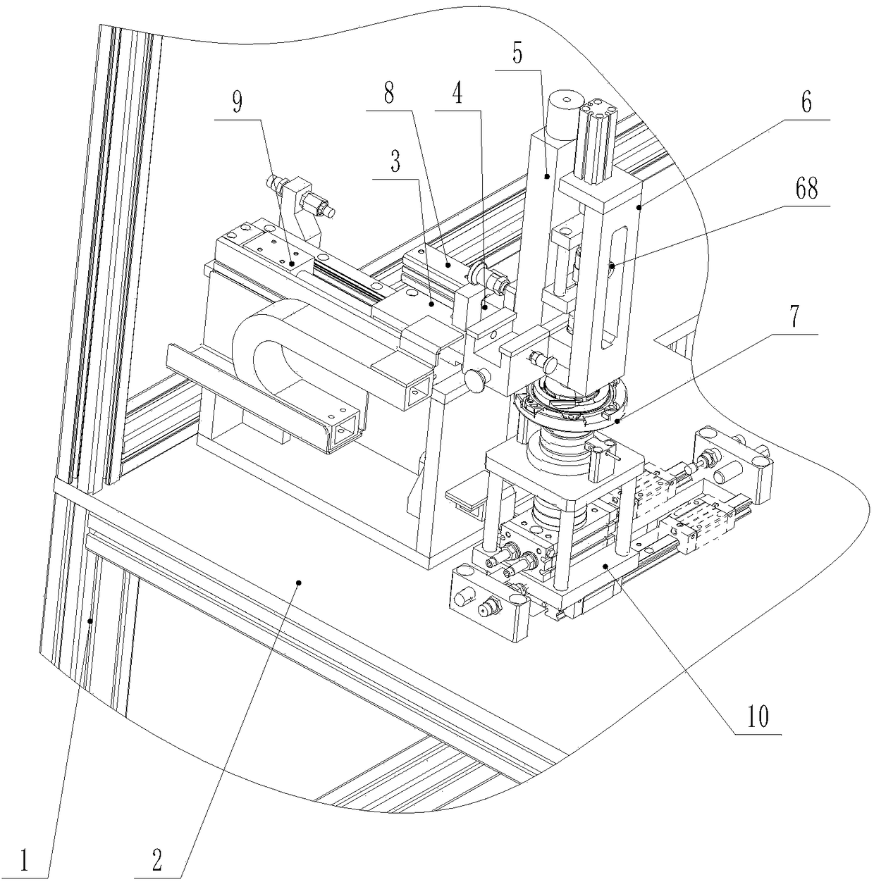 Washer mounting device of brushless electronic water pump