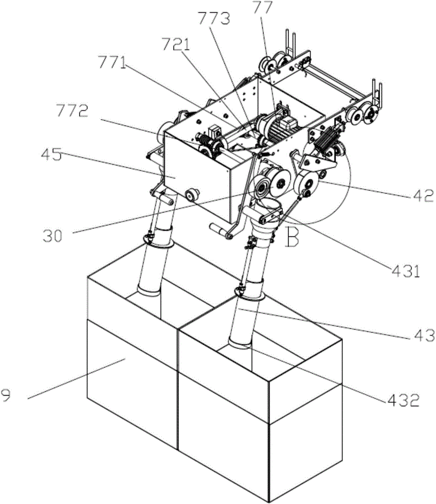 Automatic packing machine and automatic woven belt packing method