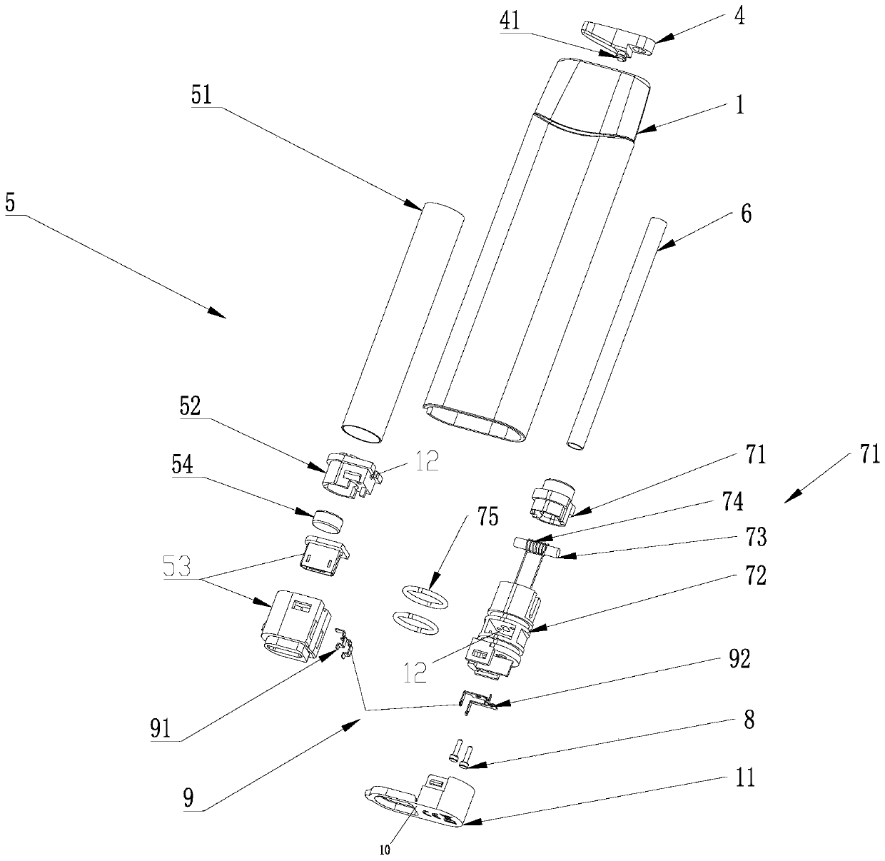 Integrated aerosol generating device