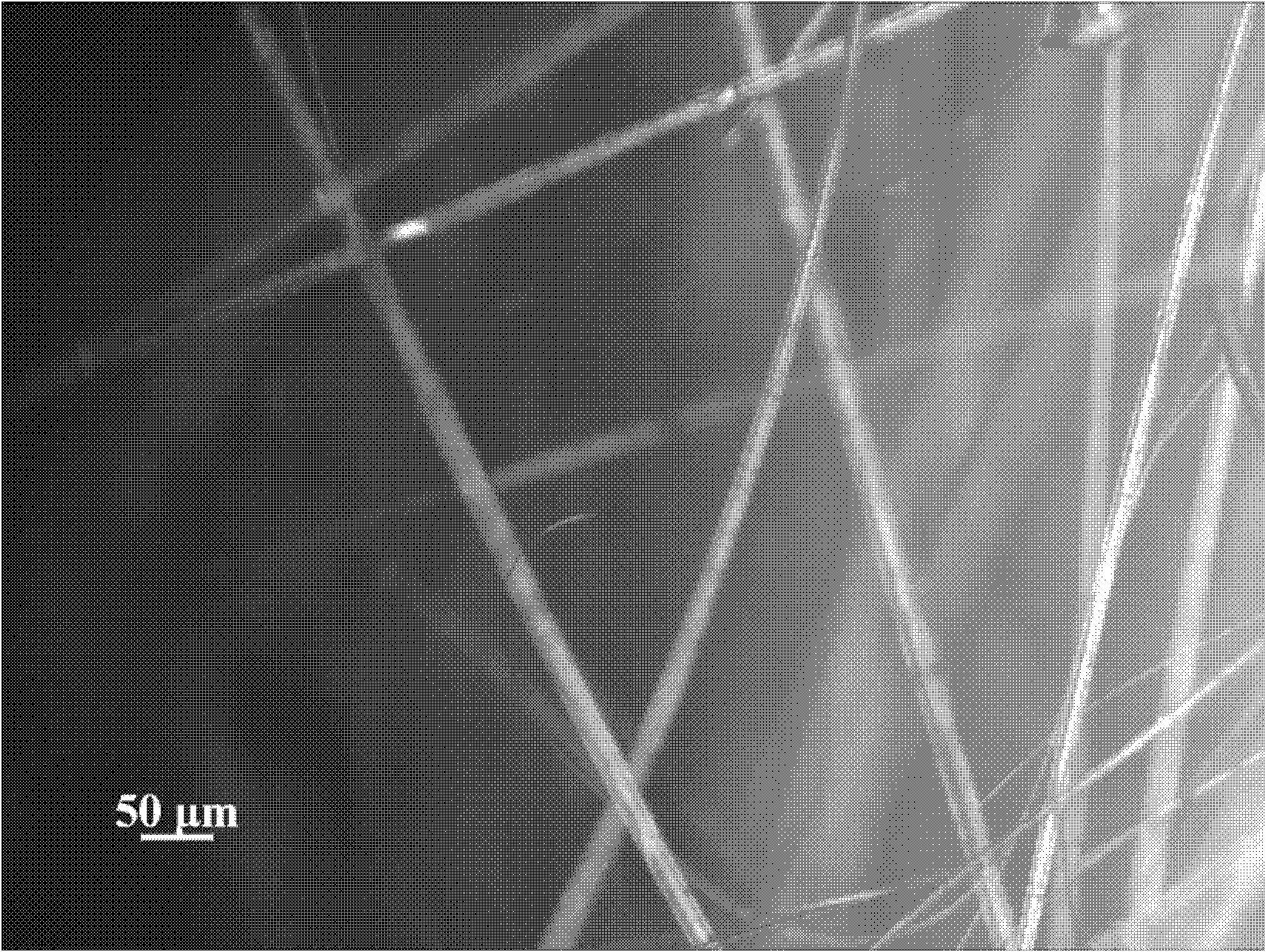 Method for preparing inorganic slag fibers by using thermal state coal slag