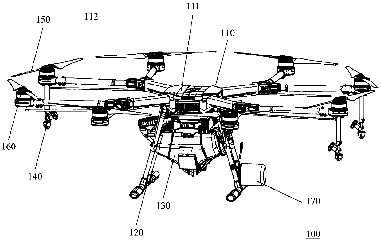 Terrain prediction method, apparatus and system using continuous wave radar, and unmanned aerial vehicle