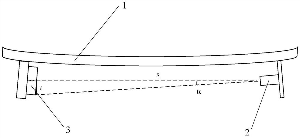 A micro-deformation detection device for a double-girder crane trolley