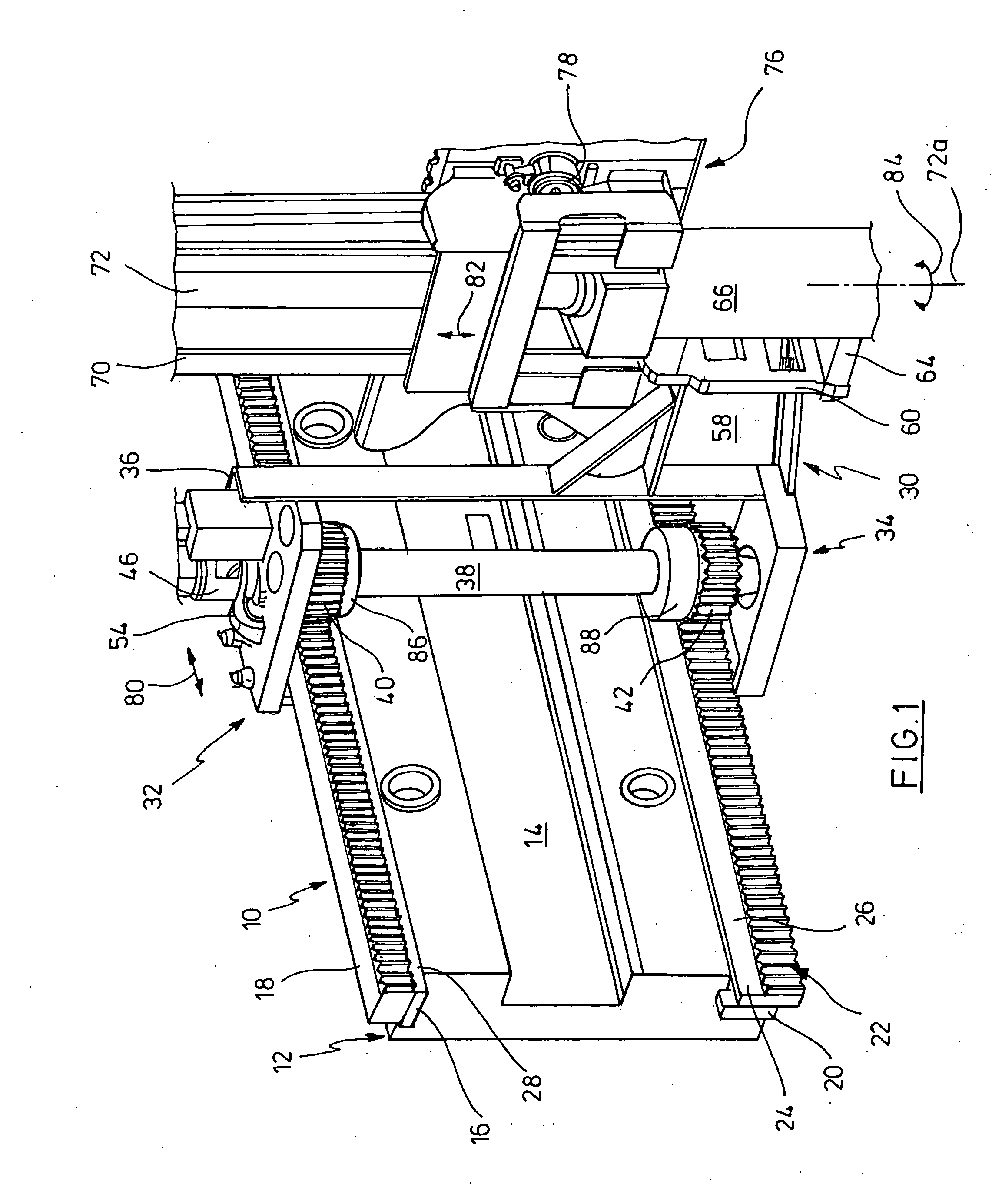 Three-side stacker